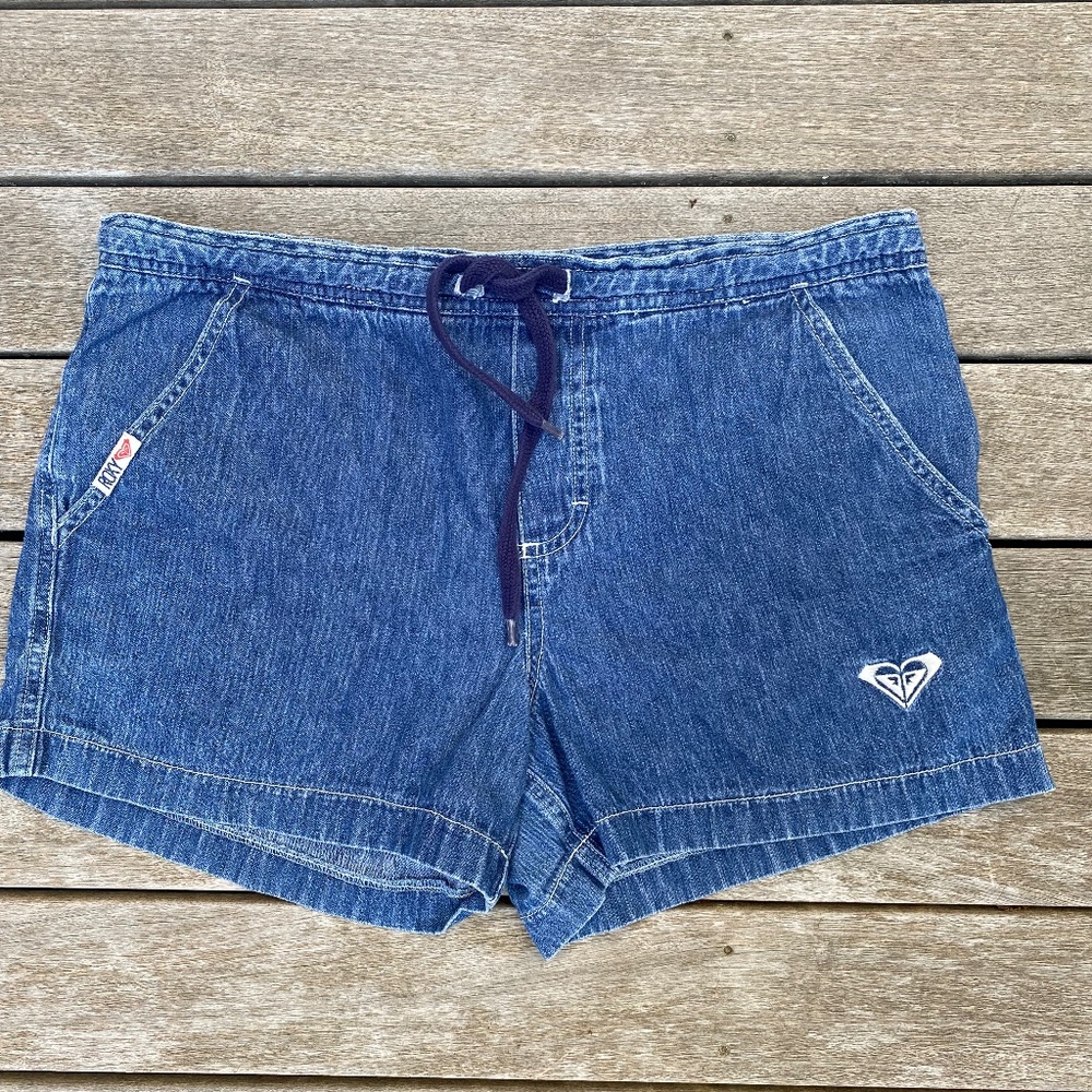 Vintage Roxy Quicksilver Denim Shorts